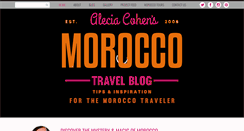 Desktop Screenshot of moroccotravelblog.com