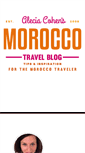 Mobile Screenshot of moroccotravelblog.com