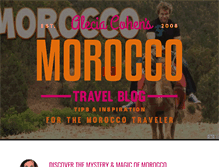 Tablet Screenshot of moroccotravelblog.com